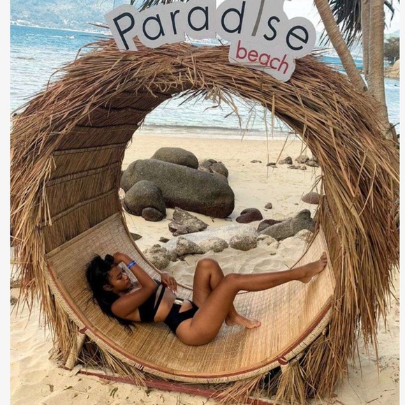 Black Cut Out Strappy 2 Piece Bikini Swimsuit - Picture 13 of 16